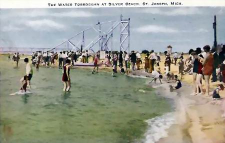 Silver Beach Amusement Park - Old Post Card (newer photo)